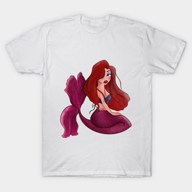 Jessica rabbit mermaid T-Shirt by One Kidney Artist